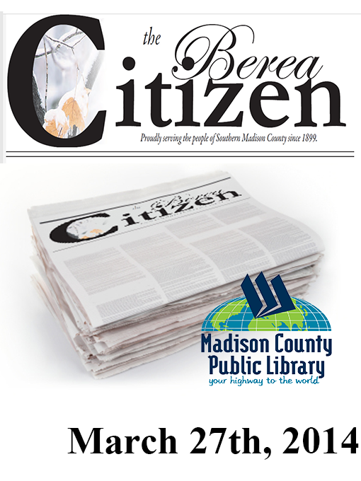 Title details for The Berea Citizen 2014 03/27 by Beth Myers - Available